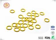 Resistencia da alta temperatura del silicón del sello impermeable amarillo del anillo o para electrónico